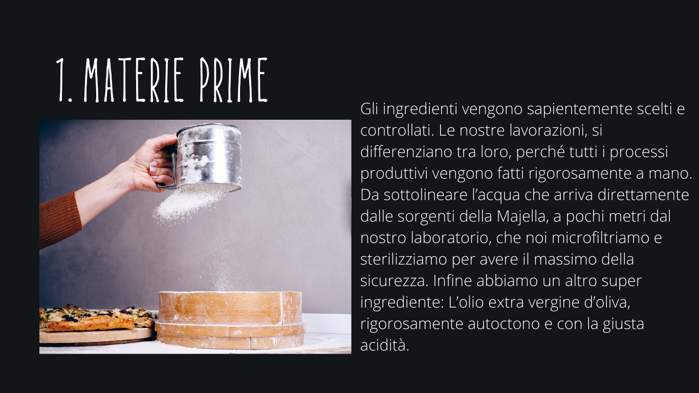 materie prime basi pizza